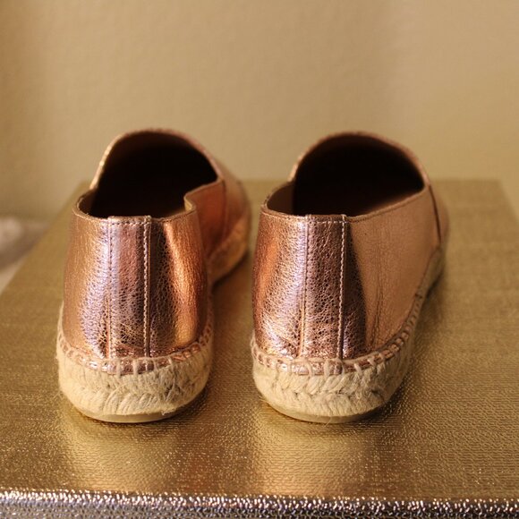 Jutelia Leather Espadrille - Rose Gold - Picture 3 of 8
